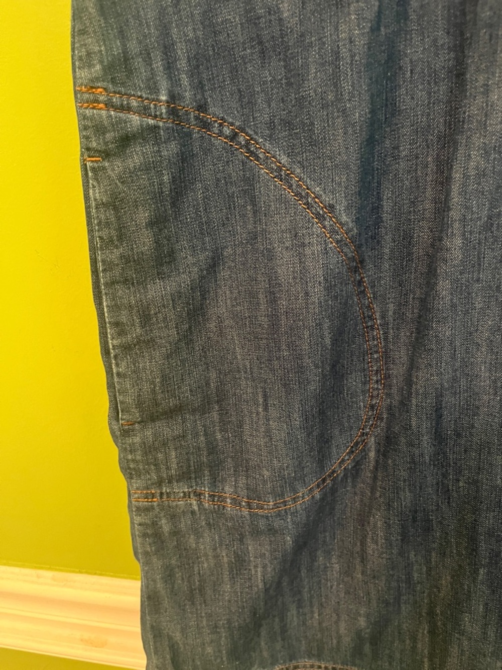 Talbots Denim Lace Up Shift Dress - Picture 9 of 9